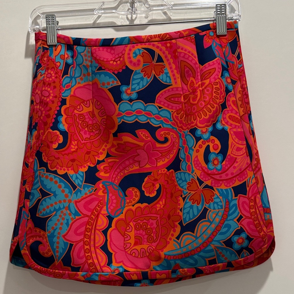 Zara Paisley Print Skirt